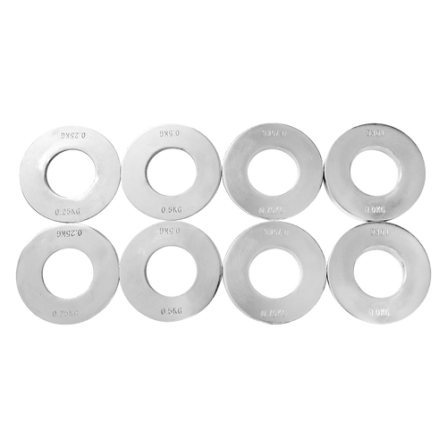 Chrome Metric Fractional Olympic Weight Plates 0.25 - 1.0kg