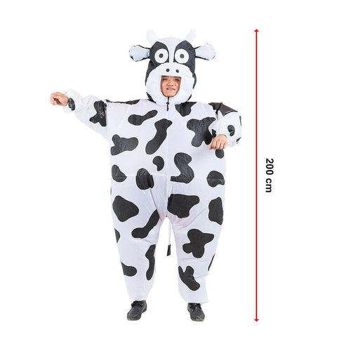 Cow Fancy Dress Inflatable Suit -Fan Operated Costume