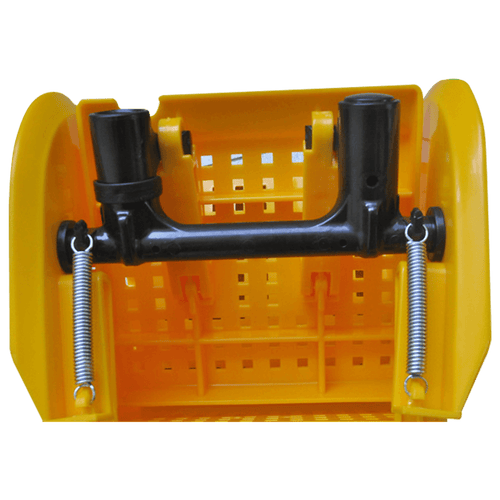 20L Deluxe Mop Wringer Bucket Side Press Janitor Commercial Cleaning