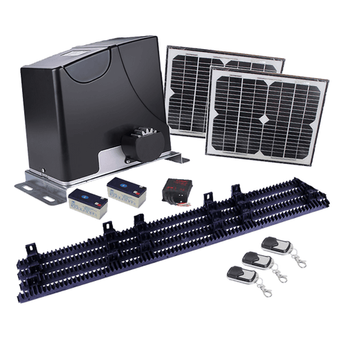 1000KG Auto Solar Slide Sliding Gate Opener Automatic w 4m Rail