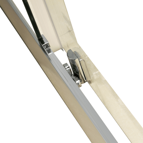 1200 x 900mm Sliding Door Nano Safety Glass Shower Screen in CHROME