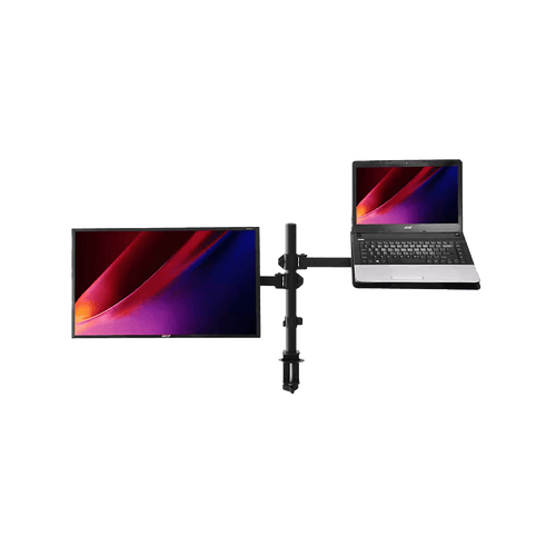 Monitor Mount & Laptop and Tablet Shelf Stands Holders Adjustable Workspace Arm