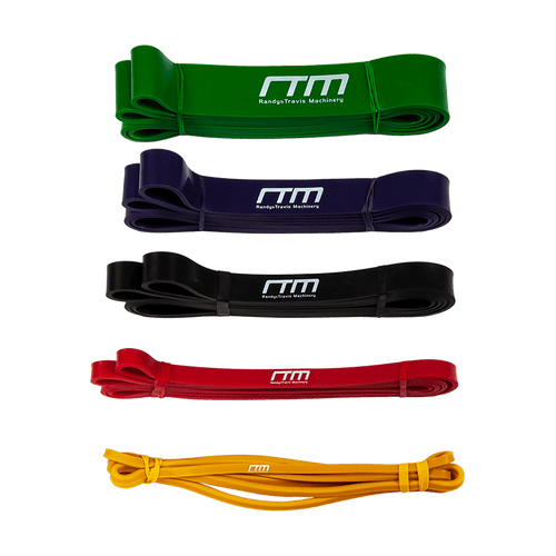 Resistance Band Loop Set of 5 Heavy Duty Gym Yoga Workout