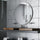 90cm Round Wall Mirror Bathroom Makeup Mirror by Della Francesca - Black