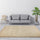 230x200cm Floor Rugs Large Shaggy Rug Area Carpet Bedroom Living Room Mat Beige