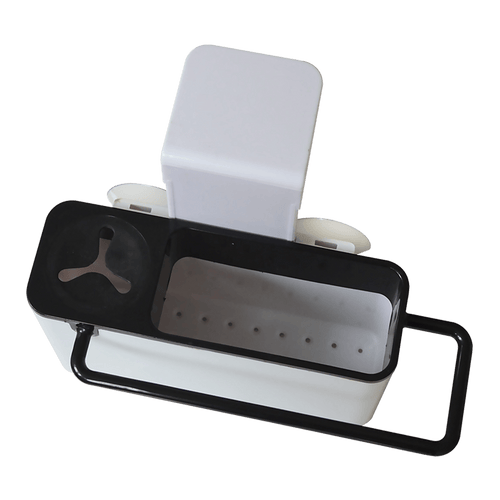 Sink Aid Self Draining Caddy Kitchen Sponges Brush Soap