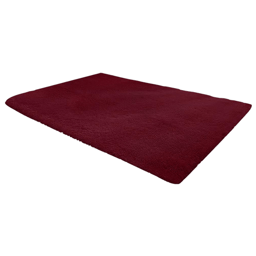 230x160cm Floor Rugs Large Shaggy Rug Area Carpet Bedroom Living Room Mat Burgundy