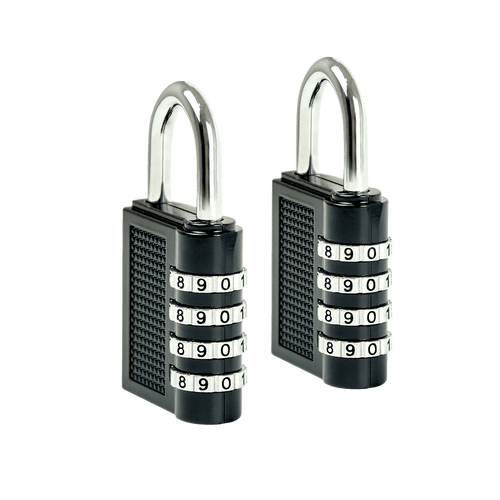 X2 Combination Padlock 4-Digit Outdoor Weatherproof Security School Lock Travel