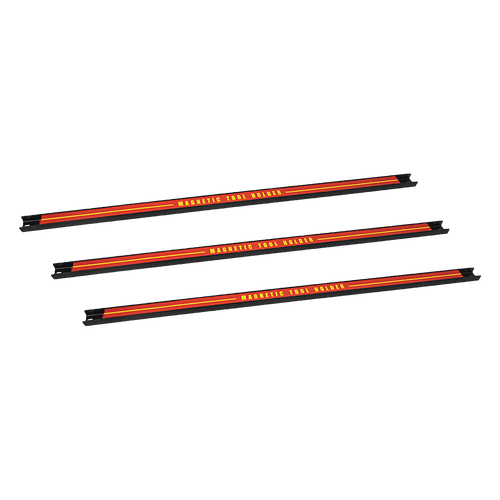 3 x 61cm Magnetic Wall Mounted Tool Holder Storage Organiser Garage Workshop
