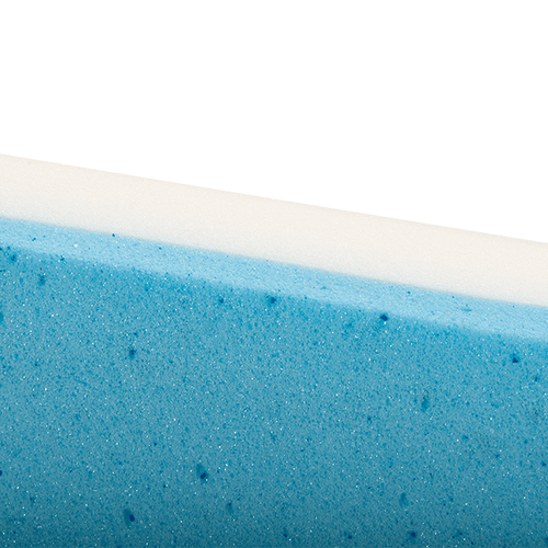 Cool Gel Memory Foam Bed Wedge Pillow Cushion Neck Back Support Sleep with Cover