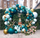 3M Gold Wedding Hoop Round Circle Arch Backdrop Flower Display Stand Frame Background