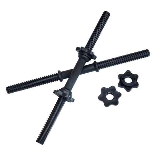 45cm - 1 Pair Dumbbell Bar 25mm Diameter - PVC Coated Dumbell Handle