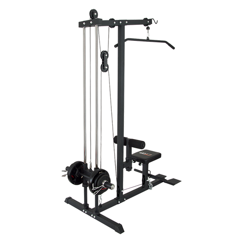 Lat Pulldown & Low Row Machine – Multi-Function Fitness Equipment for Full Body Gym Training