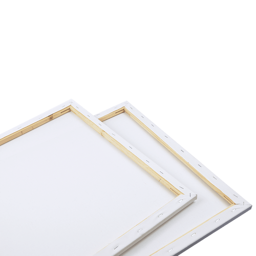 5 pack of 50x60cm Artist Blank Stretched Canvas Canvases Art Large White Range Oil Acrylic Wood