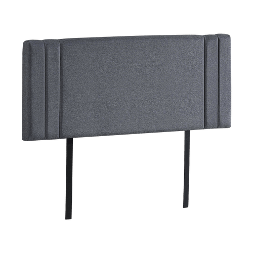 Grey Linen Fabric Double Deluxe Headboard Bedhead