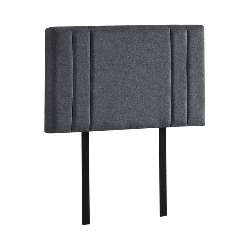 Grey Linen Fabric Single Deluxe Headboard Bedhead
