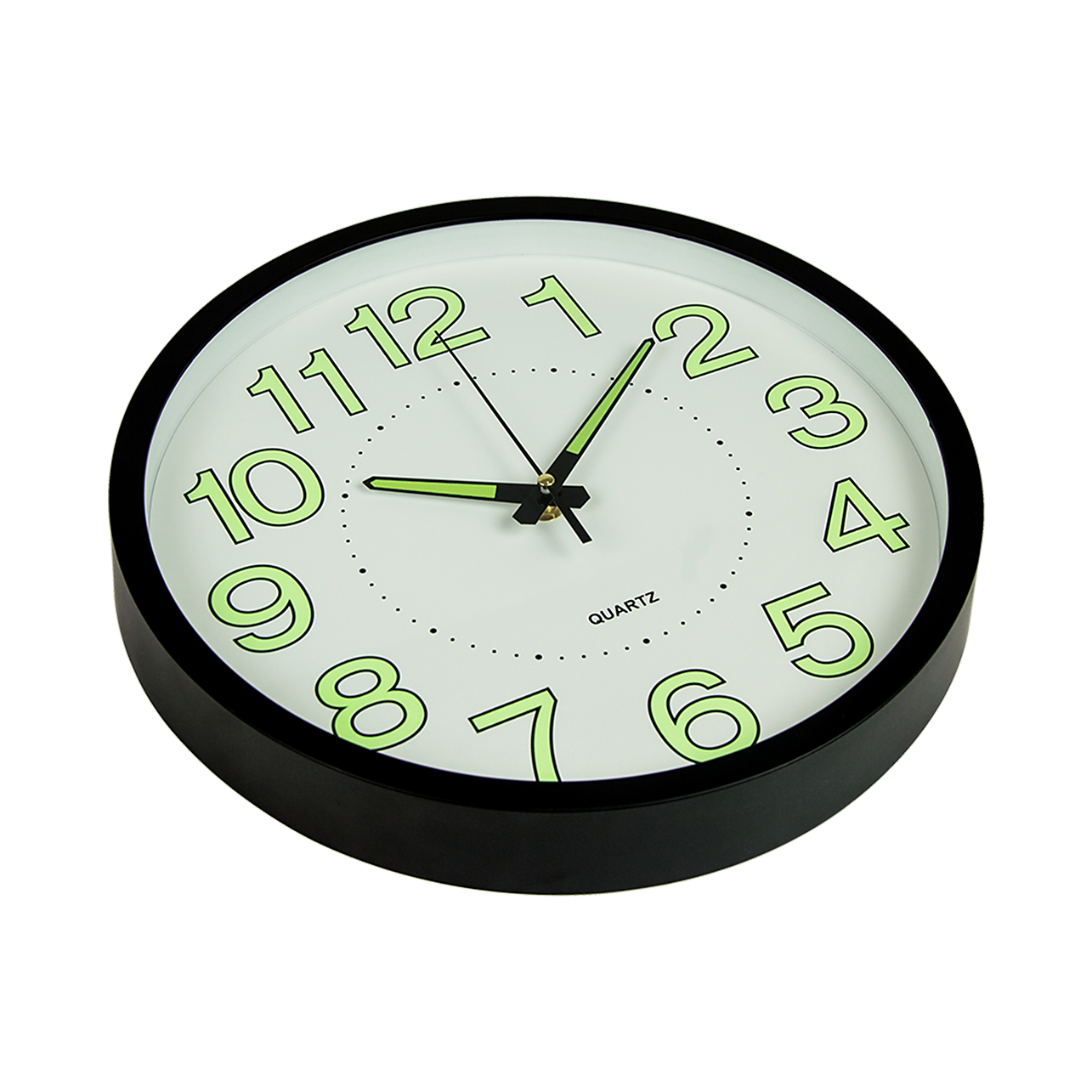 Wall clock that glows shop in the dark