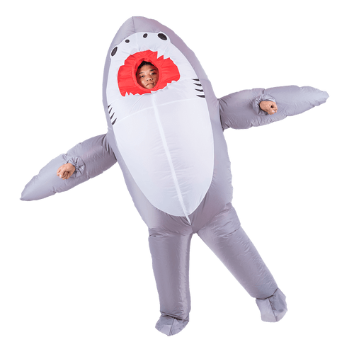 Shark Fancy Dress Inflatable Suit -Fan Operated Costume
