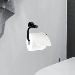 Classic Toilet Paper Holder Matte Black Finish 