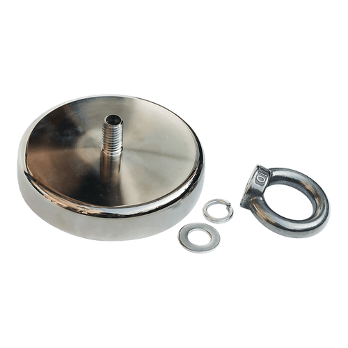 400Kg Salvage Strong Recovery Magnet Neodymium Hook Treasure Hunting Fishing