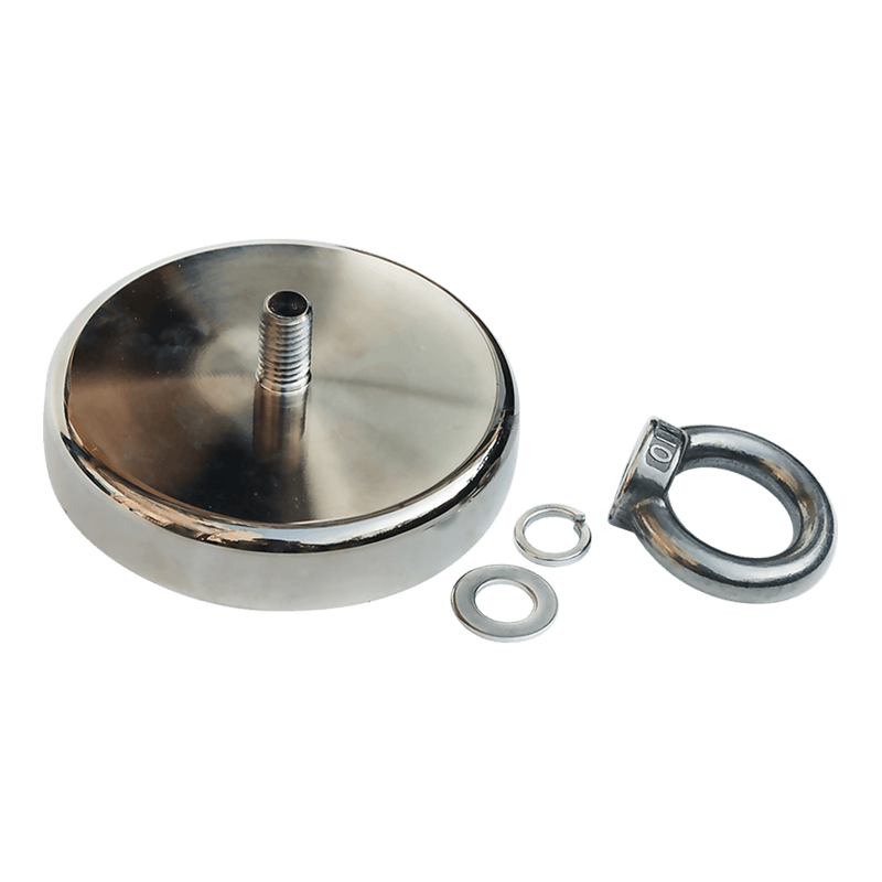 400Kg Salvage Strong Recovery Magnet Neodymium Hook Treasure Hunting ...