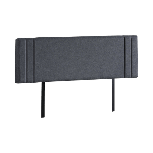 Grey Linen Fabric King Deluxe Headboard Bedhead