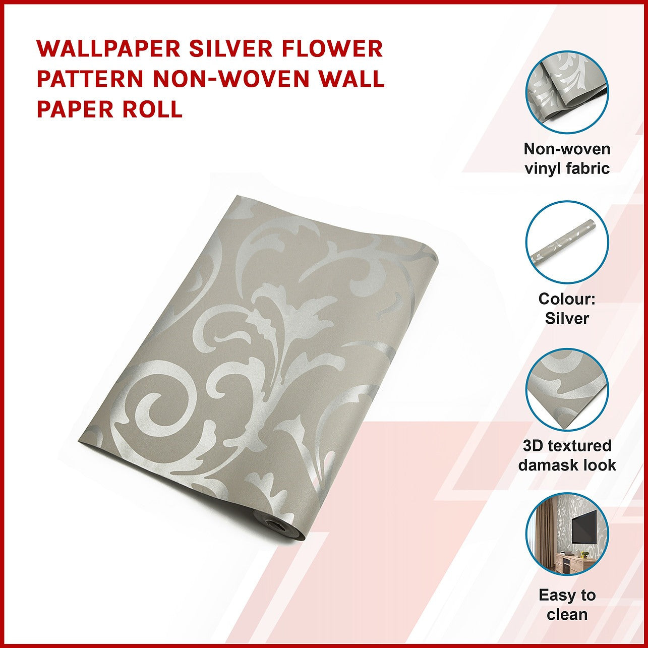 Non-woven/PVC Wall Paper Roll  Australia's DIY, Renovation, Home and  Lifestyle Store