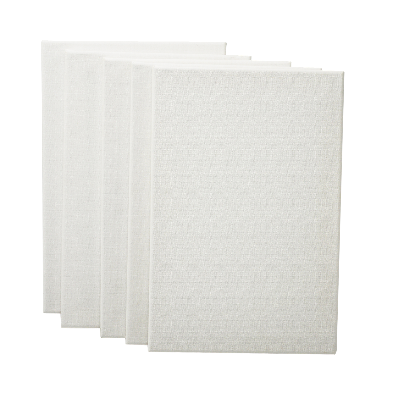 5 pack of 50x60cm Artist Blank Stretched Canvas Canvases Art Large White  Range Oil Acrylic Wood