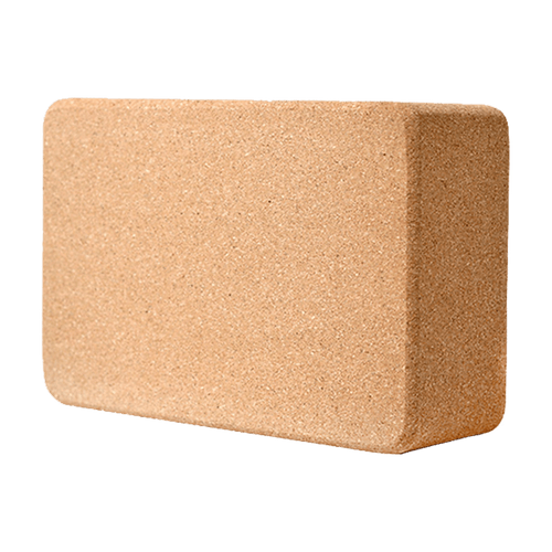 2 x Cork Yoga Block Organic Yoga Prop Accessory Exercise Brick