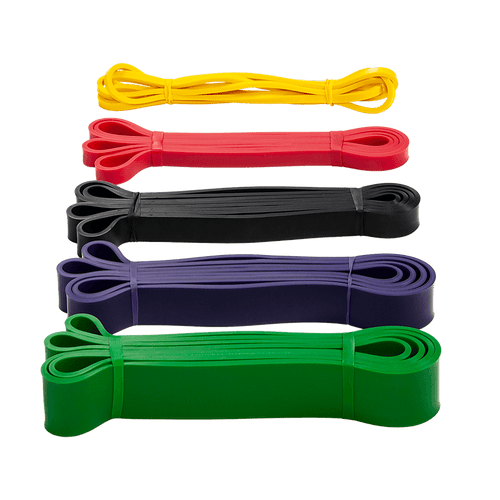 Resistance Band Loop Set of 5 Heavy Duty Gym Yoga Workout