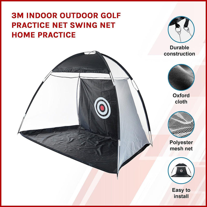3m Indoor Outdoor Golf Practice Net Australia's DIY, Renovation, Home
