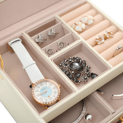 Jewellery Storage Box Girls Rings Necklaces Display Organiser Storage Case