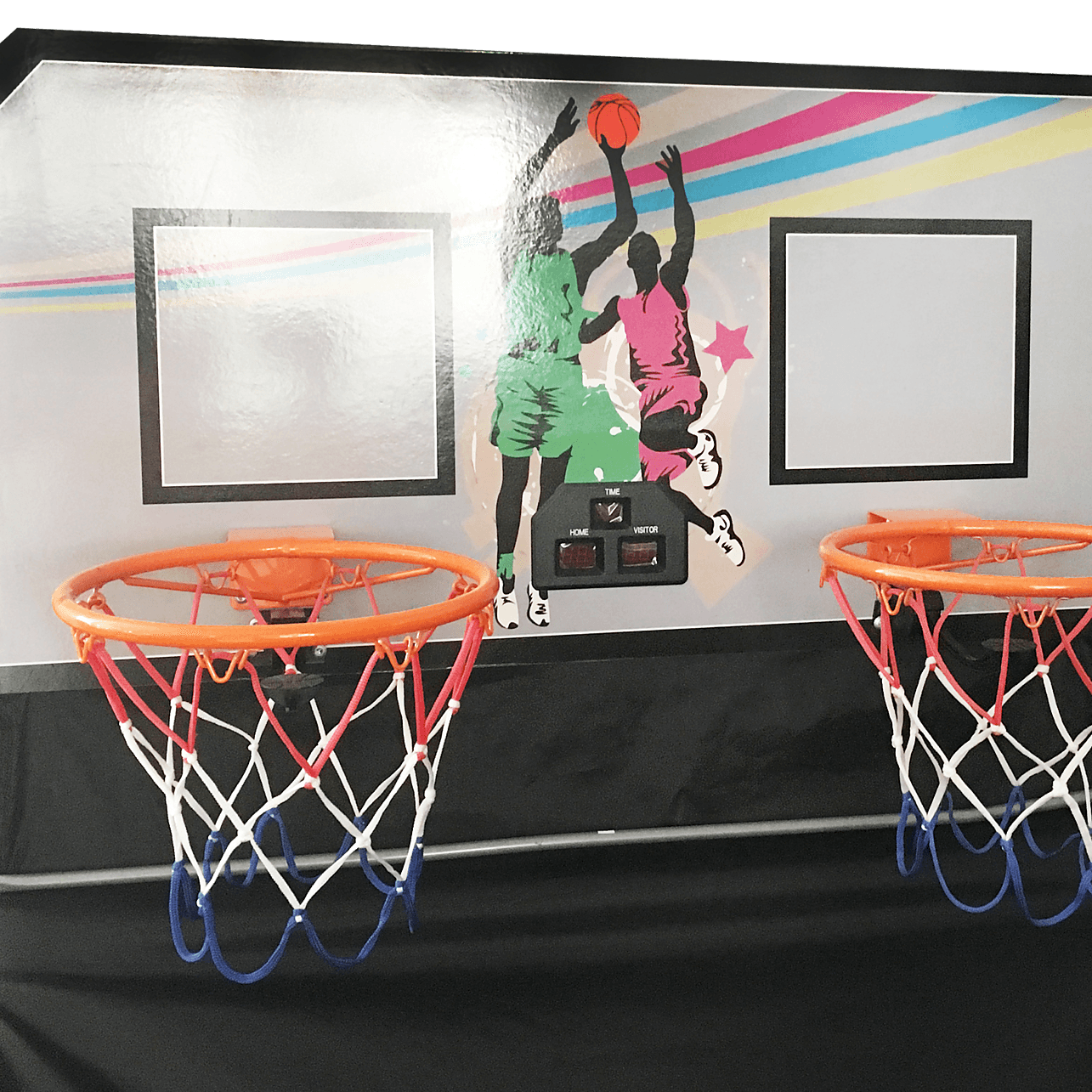 Mini electronic online basketball game