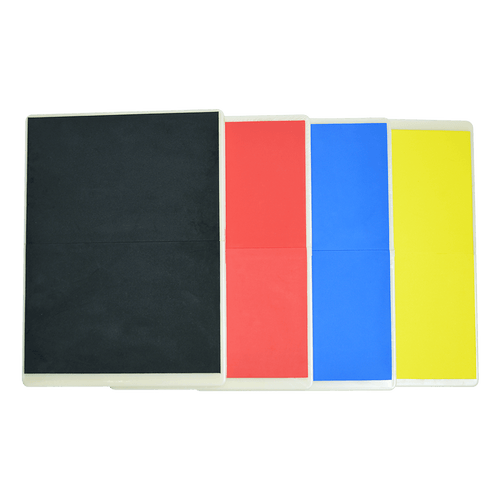 Martial Arts Supply Rebreakable Board Taekwondo, MMA, Karate-Set: Yellow, Blue, Red & Black