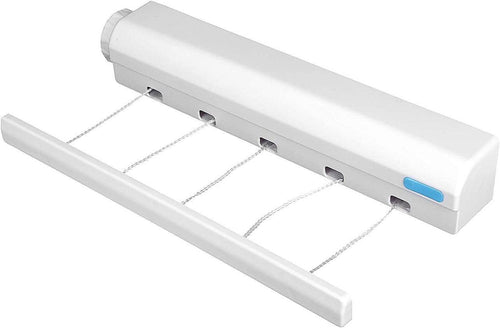 Retracting Clothesline 5 Line 18m Hanging Clothes Space Hanger