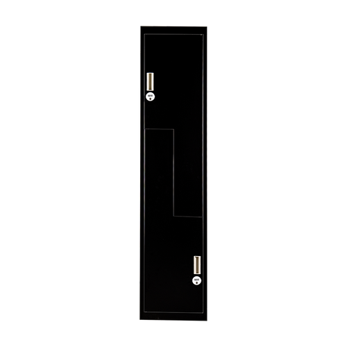 Multipurpose Locker – Black Dual L-Shaped Door with 4-Digit Combination Lock