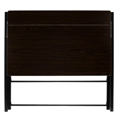 Folding Desk with Shelf Computer Laptop PC Table Side Home Office Furniture