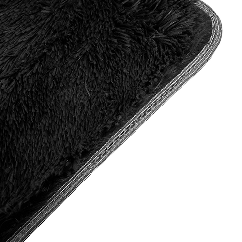 230x200cm Floor Rugs Large Shaggy Rug Area Carpet Bedroom Living Room Mat Black