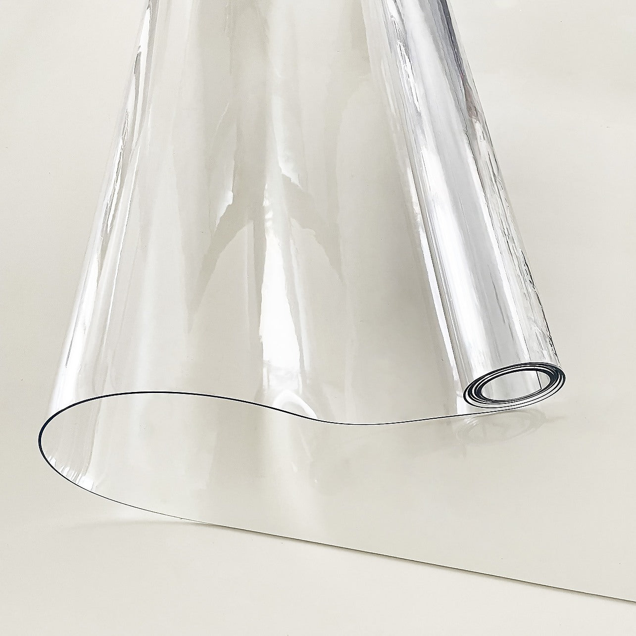 PVC Tablecloth Protector 107X213.4CM Clear Plastic Table Cloth Cover  Transparent - Clear - Home & Lifestyle > Kitchenware
