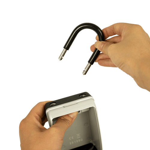 Security 4 Digit Combination Cable Lock Box With Luminous Dials