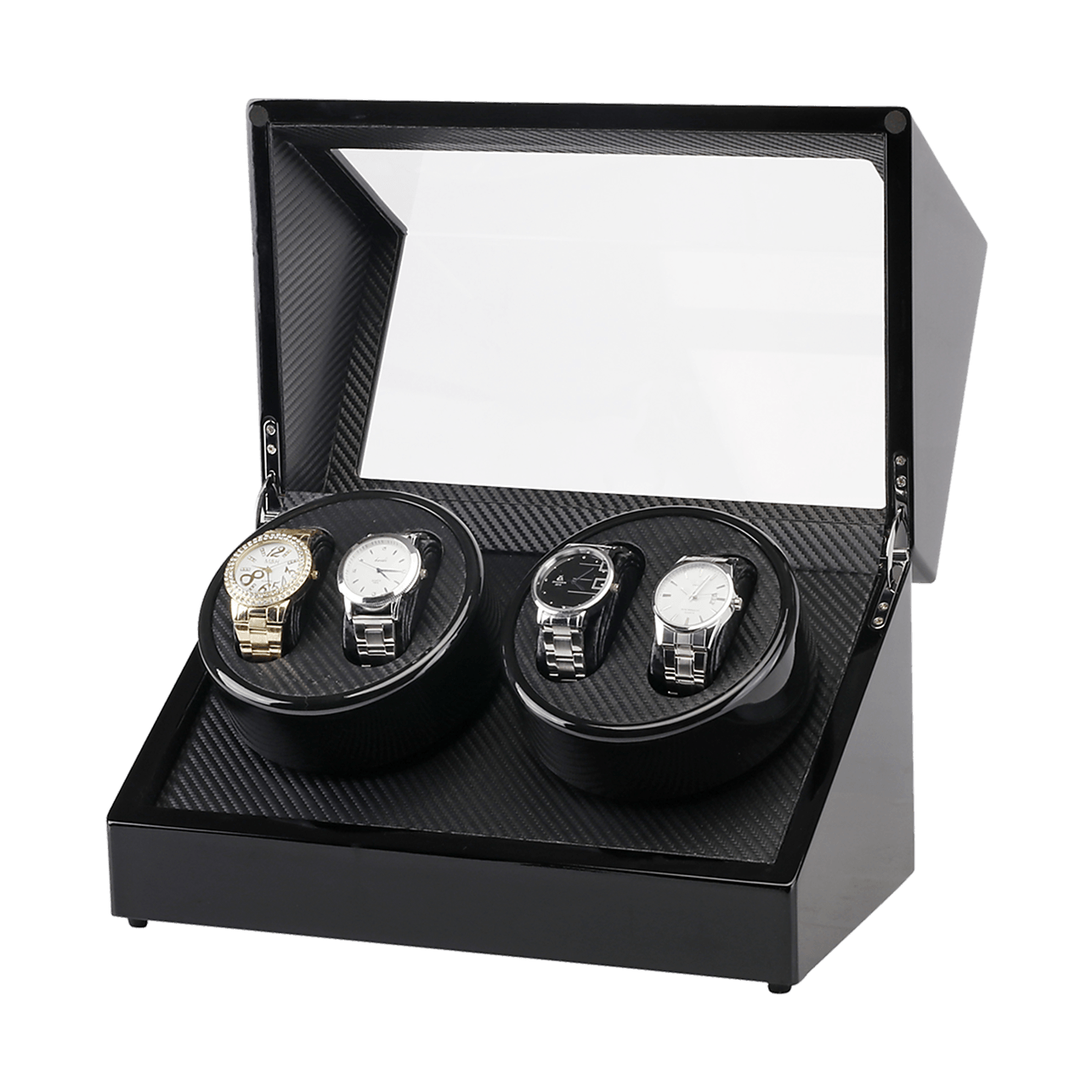 Automatic rotating watch best sale box