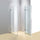 110 x 70cm Frameless 10mm Glass Shower Screen By Della Francesca CHROME Hardware,SQUARE Handle